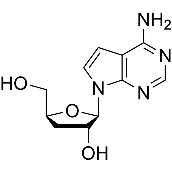 7-(3-Deoxy-β-D-erythro-pentofuranosyl)-7H-pyrrolo[2,3-d]pyrimidin-4-amine 40725-89-1